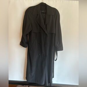 AMERICAN BAZAAR BLACK DOUBLE BACK FLAPS & DOUBLE BREASTED WITH BELT WOMEN’S 4P